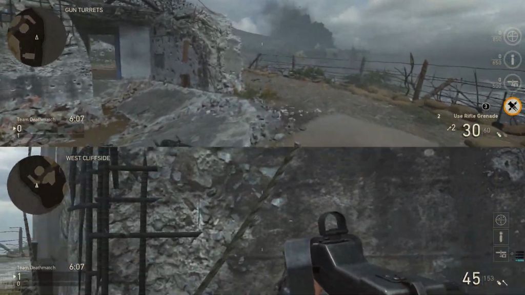 Tryb split-screen w COD: World War 2