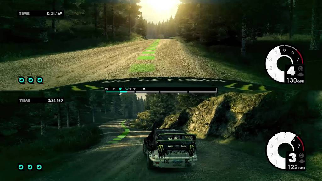 Tryb split-screen w DiRT 3